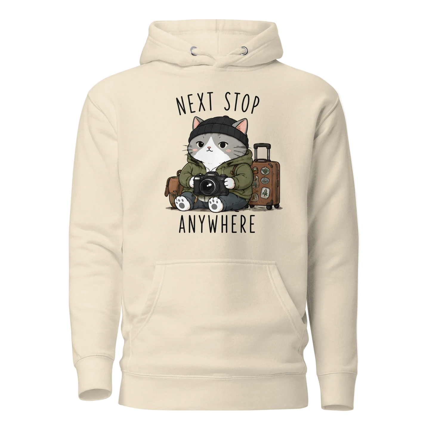 Next Stop: Anywhere Hoodie – Unisex