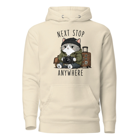 Next Stop: Anywhere Hoodie – Unisex