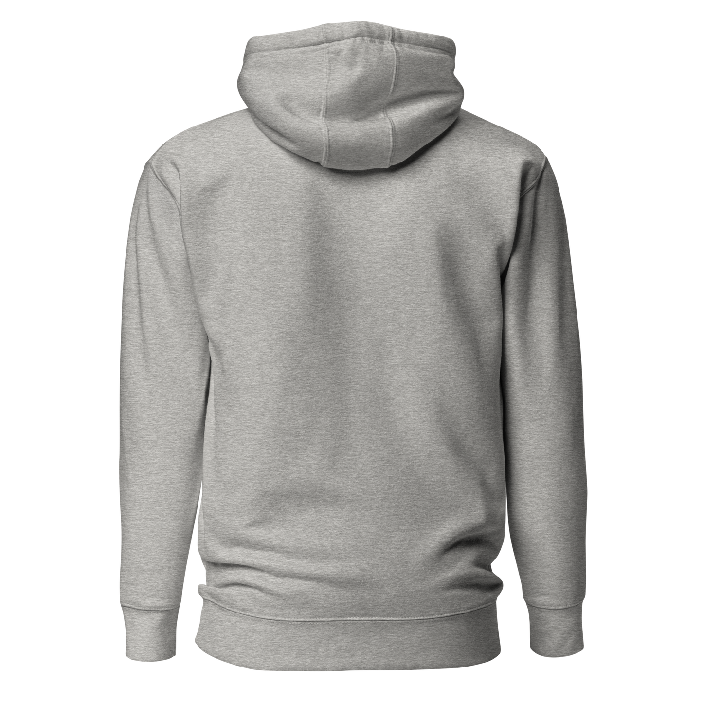 Color: Carbon Grey | Night Garden hoodie back view