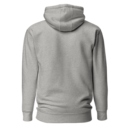 Color: Carbon Grey | Night Garden hoodie back view