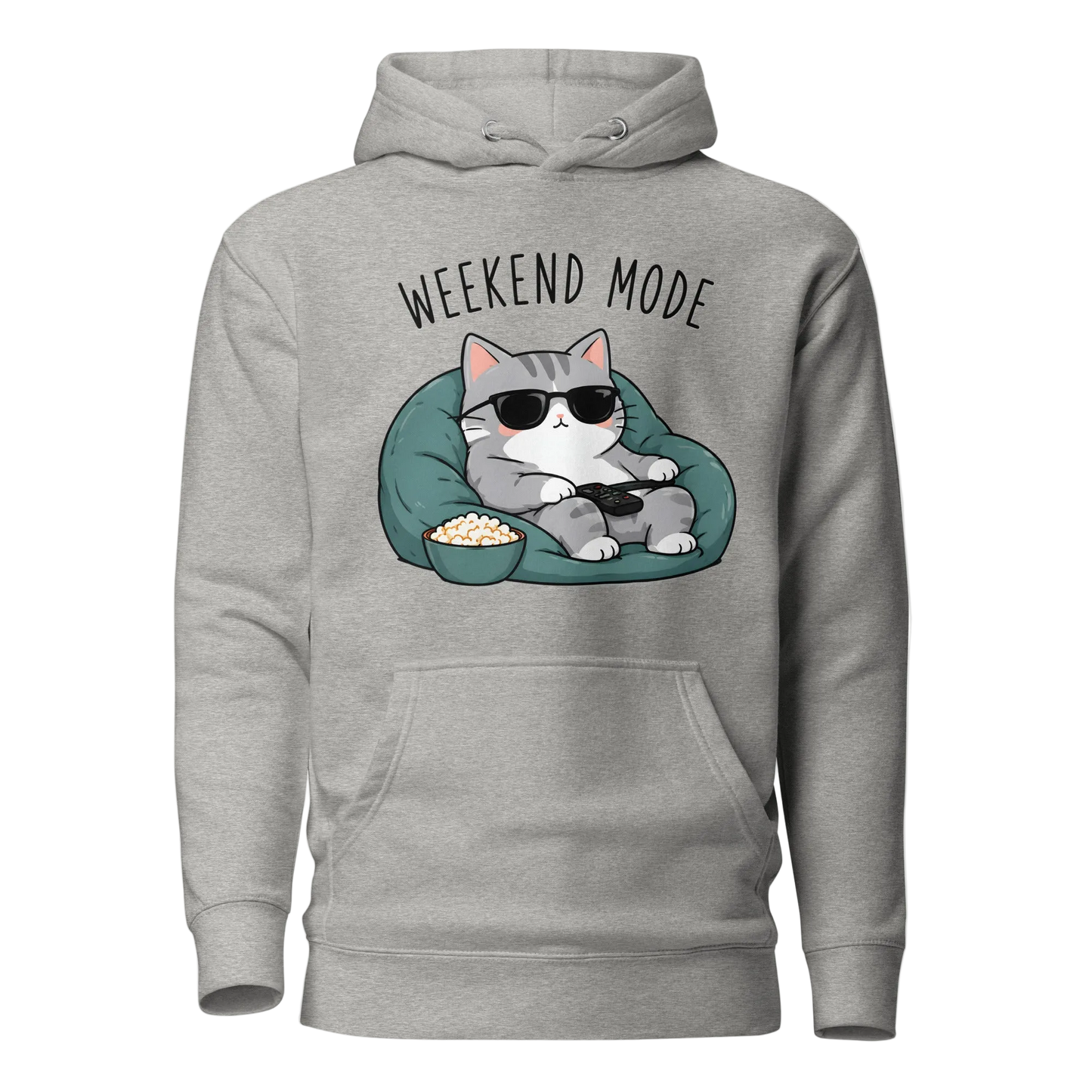 Weekend Mode Cat Hoodie – Unisex