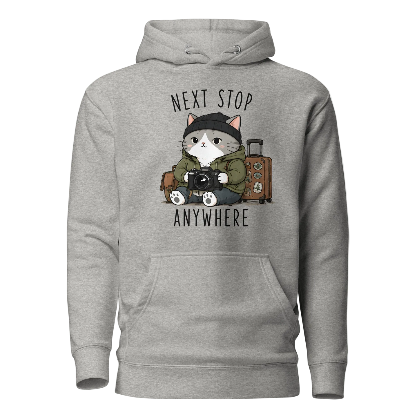 Next Stop: Anywhere Hoodie – Unisex