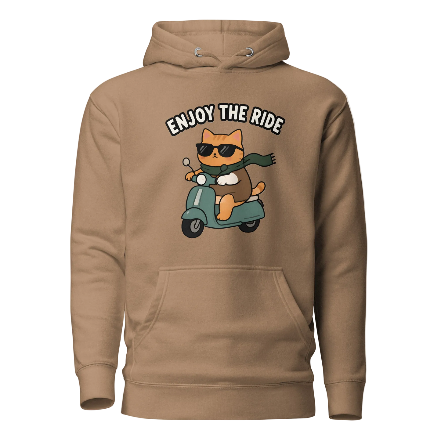 Enjoy the Ride Cat Hoodie – Unisex