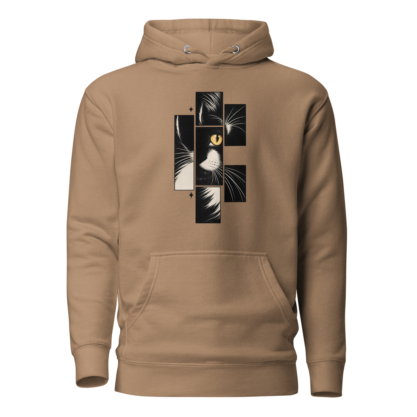 Color: Latte | Fragments hoodie front artwork