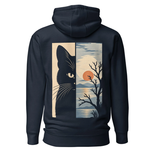 Color: Navy Blazer | Calm hoodie back artwork