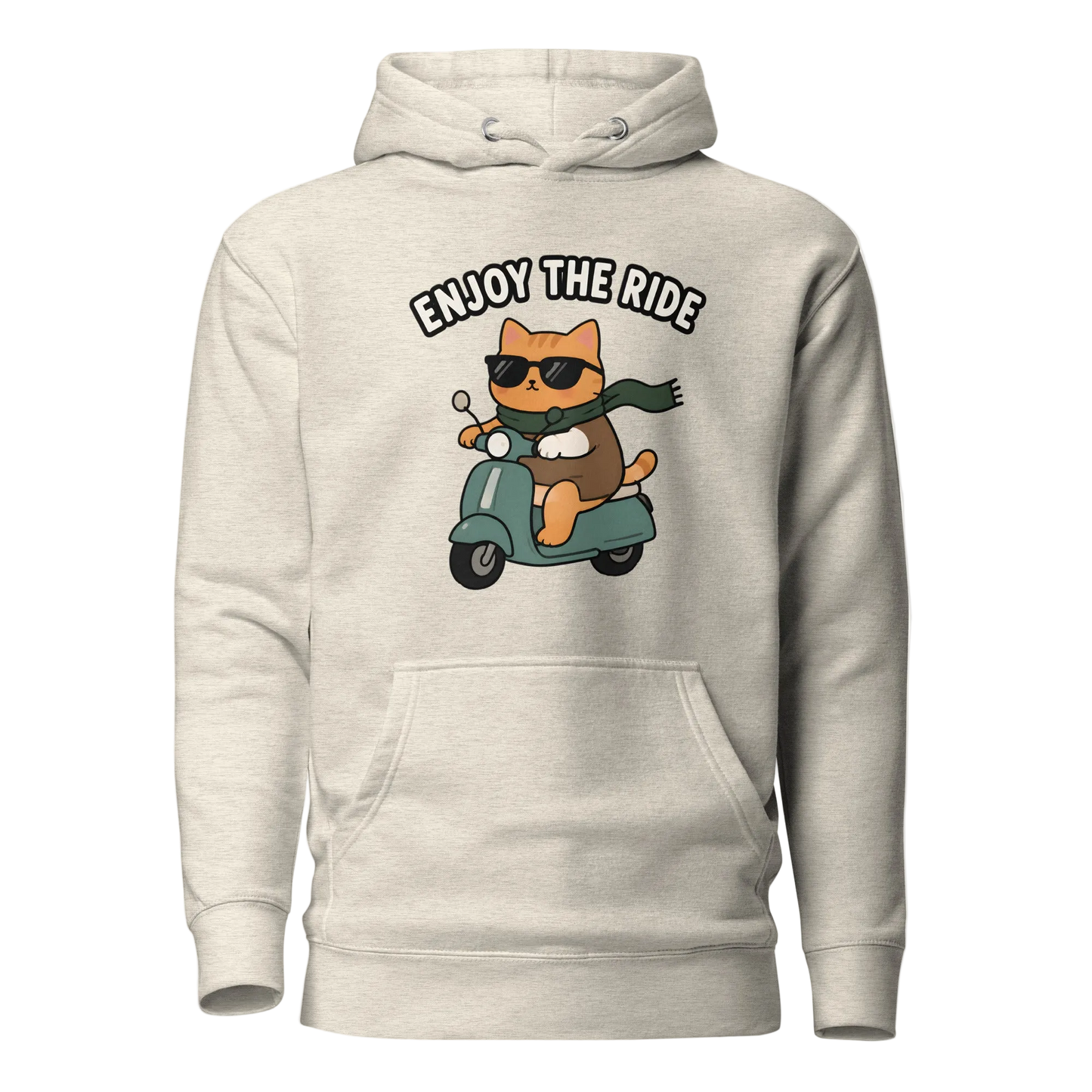 Enjoy the Ride Cat Hoodie – Unisex