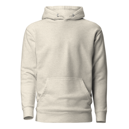 Color: Oatmeal Heather | Long Way Home hoodie front view