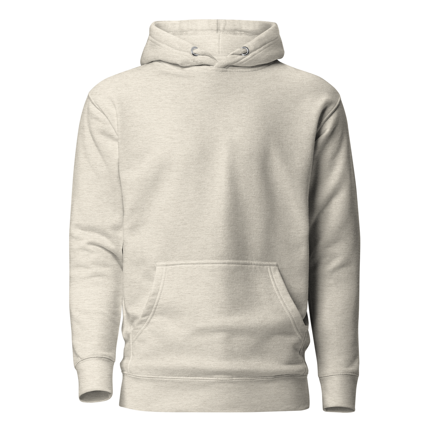 Color: Oatmeal Heather | Evening Watch hoodie front view