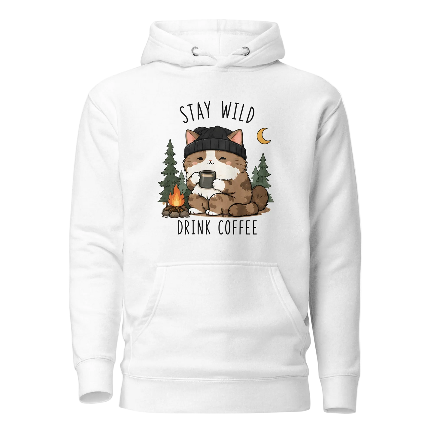 Stay Wild, Drink Coffee Hoodie – Unisex