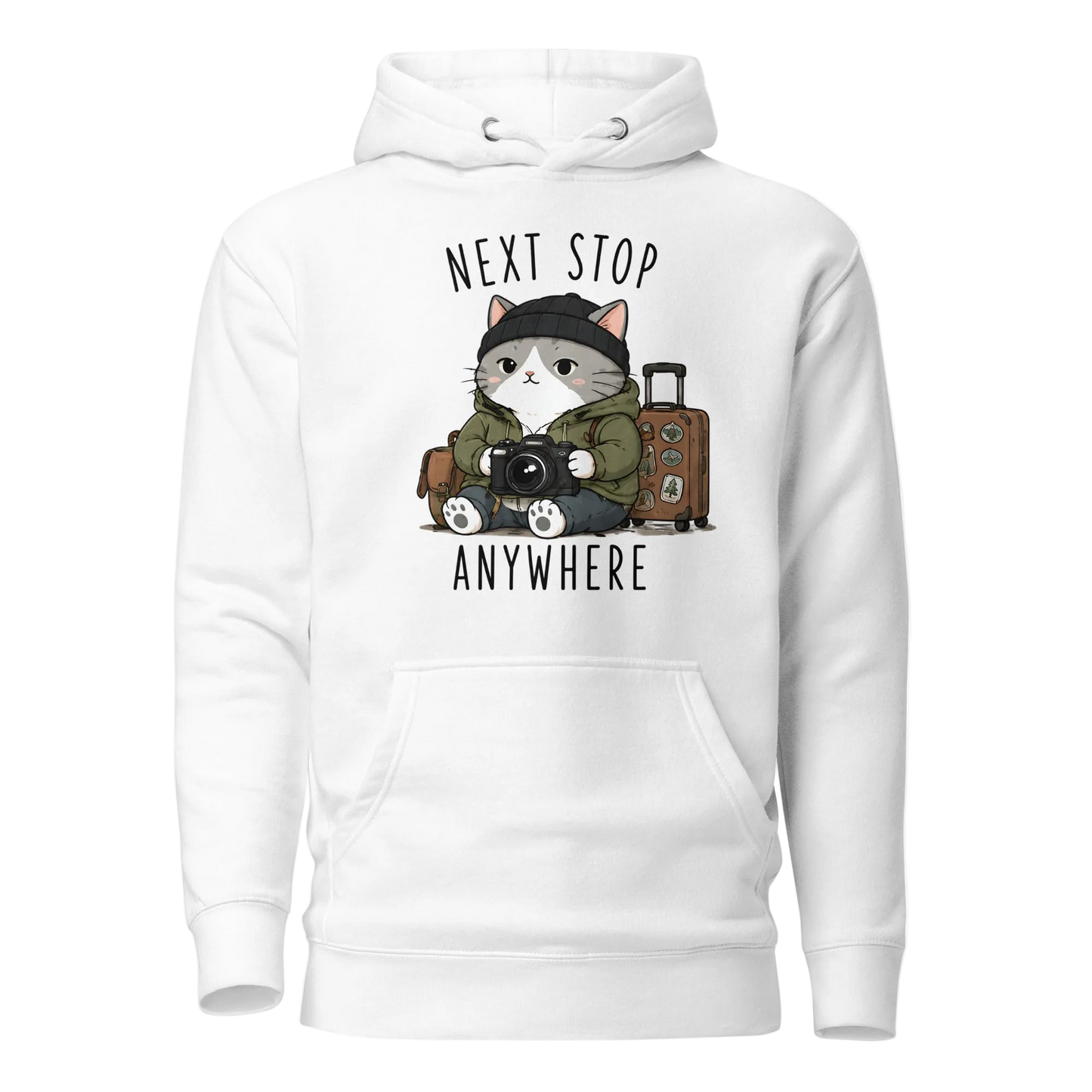 Next Stop: Anywhere Hoodie – Unisex
