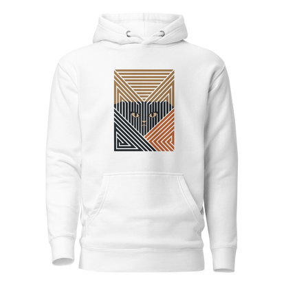 Color: White | Form Study hoodie front artwork