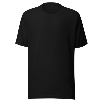 Color: Black | Eye Contact tee front view