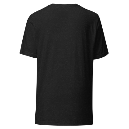 Color: Black Heather | Moonlit Reflection tee back view