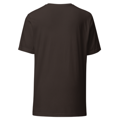 Color: Brown | Quiet Window tee back view