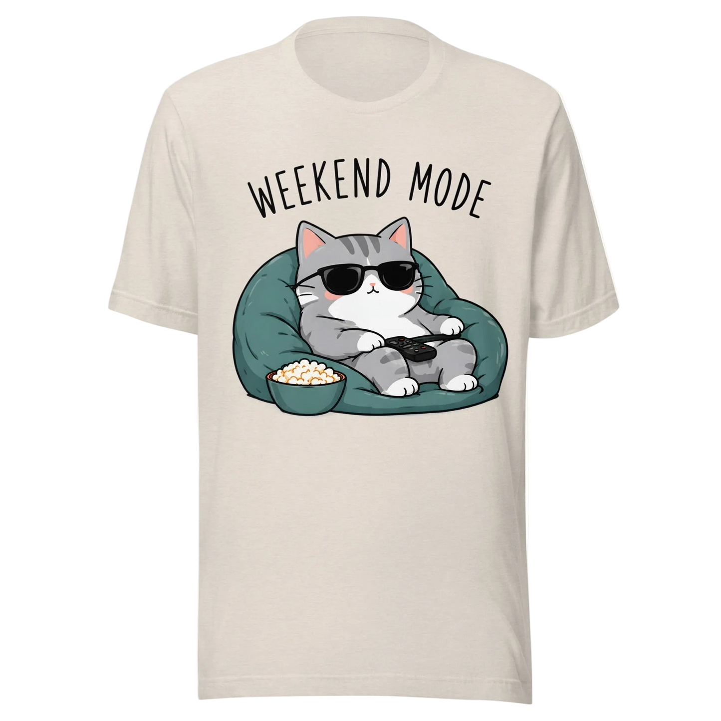 Weekend Mode Cat T-Shirt – Unisex