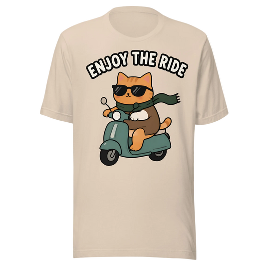 Enjoy the Ride Cat T-Shirt – Unisex