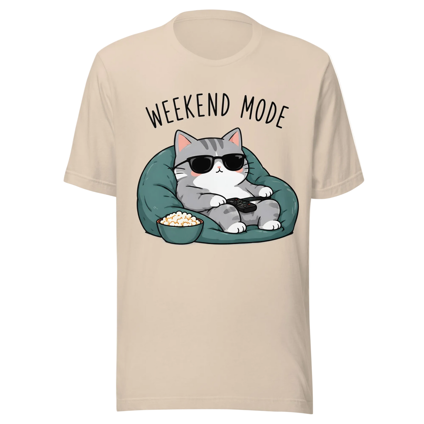 Weekend Mode Cat T-Shirt – Unisex