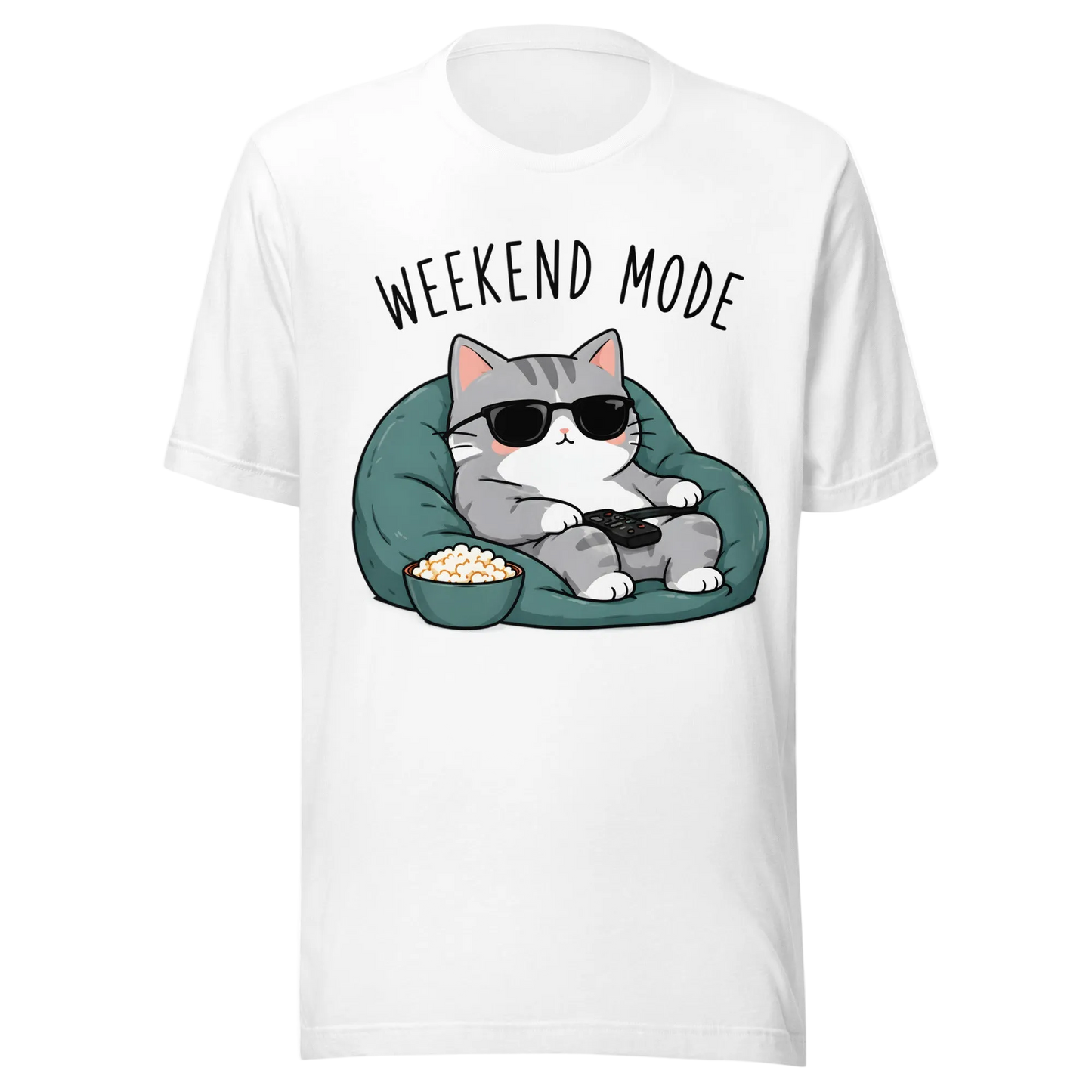 Weekend Mode Cat T-Shirt – Unisex